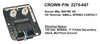 2275-647 | WAYNE TRANSFORMER IGNITOR HS | Crown Engineering