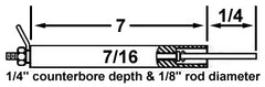 Crown Engineering 20396 BAXTER ELECTRODE V9-120 | Midwest Supply Us