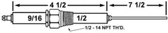 Crown Engineering 21375 EDISON ELECTRODE | Midwest Supply Us