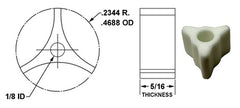 Crown Engineering 17794 SPIDER INS. 15/32" OD X 1/8" ID | Midwest Supply Us