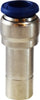 20512N | 3/8OD X 1/4OD P-I REDUCER N-PLTD, Brass Fittings, Nickel Plated Push In Fittings, REDUCER | Midland Metal Mfg.