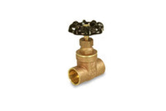 Everflow 205C212 EVERFLOW 205C212 2-1/2" SWT BRASS GATE VALVE UPC / NSF-61 *NON-POTABLE USE ONLY* | Midwest Supply Us
