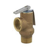 3L-75-34 | Relief Valve Poppet/Pressure 3/4 Inch Male x Female Brass 75 Pounds per Square Inch for Domestic Storage Tanks and Tankless Water Heaters | Watts