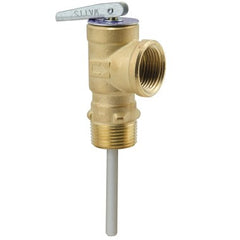 Watts 10L-2-150 Relief Valve 10L Self Closing 3/4 Inch MNPT x Female NPT Bronze 210 Degrees Fahrenheit 0063069 | Midwest Supply Us