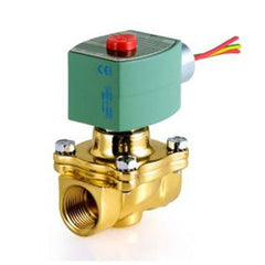 ASCO 8210G004-24 Solenoid Valve 8210 2-Way Brass 1 Inch NPT Normally Closed 24 Direct Current NBR | Midwest Supply Us