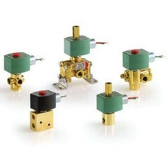 ASCO EF8320G186 Solenoid Valve 8320 3-Way Brass 1/4 Inch NPT Normally Closed 120 Alternating Current NBR | Midwest Supply Us