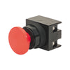 22PPNO-XPMRD | 22PPNO-XPMRD - 22MM PUSH PULL PUSHBUTTON RED MUSH WITH NORMALLY OPEN CONTACT | C3 Controls