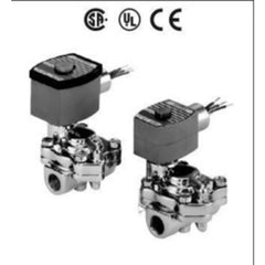 ASCO 8221G027AC120/60D Solenoid Valve 8221 2-Way Brass 1 Inch NPT Normally Open 120 Alternating Current NBR/PTFE | Midwest Supply Us