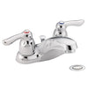 8917 | Lavatory Faucet M-Bition Centerset 4 Inch Spread 2 Lever ADA WaterSense Chrome 1.2 Gallons per Minute | Moen