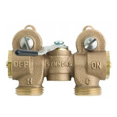 Symmons W-400 Shut-Off Valve LaundryMate Automatic Washing Machine 1/2 Inch Sweat 1 Lever | Midwest Supply Us