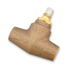 TACO 241 Check Valve Flo-Chek Horizontal 1 Inch Sweat Bronze 241 | Midwest Supply Us