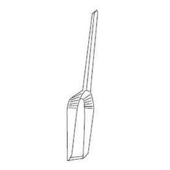 Westwood Products S412 Soot Shovel 4-1/2" Wide x 19-1/2" Long Black Enameled Steel | Midwest Supply Us