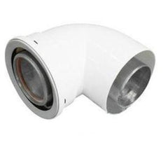 Rinnai 224063 Elbow 90 Degree Non-Condensing for Vent pipe Plastic with Aluminum Liner | Midwest Supply Us