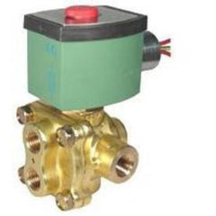 ASCO 8342G003MS Solenoid Valve 8342 4-Way Brass 3/8 Inch NPT 120 Alternating Current PTFE | Midwest Supply Us