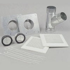 Panasonic PC-NLF04D Installation Kit WhisperLine 4 Inch 2 4 Inch Double Inlet Grille 2 4 Inch Backdraft Damper 12 Clamp 4x4x4 Inch Y Adapter Plastic/Steel/Aluminum for Ventilation Systems | Midwest Supply Us