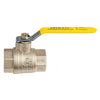 94A20601 | Ball Valve 94A 2-Piece 1-1/4 Inch Solder Brass Full Port 600PSI CWP Lever PTFE 0-400 Degrees Fahrenheit | Apollo Products