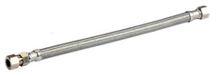 Everflow 27620-NL EVERFLOW 20" SS BRAIDED DELTA FLEX SUPPLY 3/8 MIP COMP X 3/8 FIP COMP UPC/NSF61 LEAD FREE | Midwest Supply Us