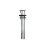 760-1 | Grid Drain Straight 1-1/4 Inch Polished Chrome 17 Gauge Tailpiece Cast Brass | Dearborn Plastic