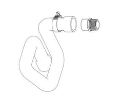 Lennox 27W18 Lennox LB-65843E, EPDM Condensate Drain Trap  | Midwest Supply Us