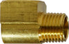 28157S | 1/4 MIPXFIP SHORT BS STR ELBOW, Brass Fittings, Pipe, 90 Deg Street Elbow | Midland Metal Mfg.