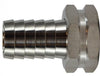 30033SS | 316 SS 5/8 X 3/4 (HB X FGH SWIVEL ADAPT), Brass Fittings, Garden Hose, FEMALE SWIVEL ONLY STAINLESS STEEL 316 | Midland Metal Mfg.