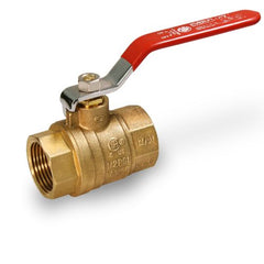Everflow 300T212 2-1/2" IPS Brass Gas Ball Valve Full Port Heavy Duty, For Non-Potable Water Use | Midwest Supply Us