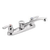 8780 | Kitchen Faucet M-Bition 8 Inch Spread 2 Lever ADA Chrome 1.5 Gallons per Minute | Moen