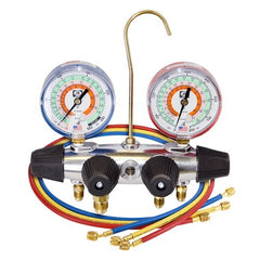 J/B Industries SAE Fittings 25233 Manifold Zeppelin 4 Valve with 3 Hose 60 Inch Aluminum | Midwest Supply Us