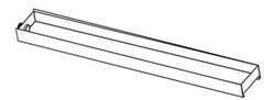 Lennox 31W20 Lennox LB-114801A, Metal Drain Pan Assembly, 85 x 5.63 x 2 Inch | Midwest Supply Us
