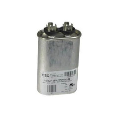 York S1-02425900000 Capacitor Run Single 15 MFD 370 Volt Oval | Midwest Supply Us