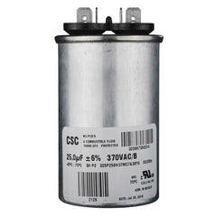 York S1-02425902700 Capacitor Run Single 40 MFD 370 Volt Round 12221 | Midwest Supply Us