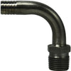 34610 | 1/4 SS BARB X 1/8 MIP ELBOW | Midland Metal Mfg.
