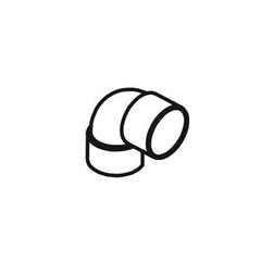 Bradford White 2394057900 Vent Terminal Elbow with Stainless Steel Screen 3 Inch PVC | Midwest Supply Us