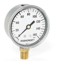 Winters Instruments PFQ804R1 Pressure Gauge 2.5 Inch 100PSI 1/4 Inch NPT Lower Liquid Filled | Midwest Supply Us
