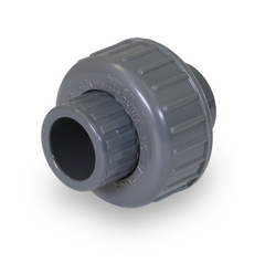 Everflow 385CU034 3/4" PVC UNION SOLVENT SCHED 80 GRAY NSF APPROVED | Midwest Supply Us