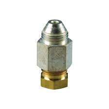 Resideo 388468D 0.010" LP GAS ORIFICE WITH 1/4" COMPRESSION FITTING. FLAT STYLE. ORIFICE IS STAMPED L10. | Midwest Supply Us