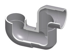 Spears 3906-025PT 2-1/2 PVC P-TRAP SOCKET SCH80 | Midwest Supply Us