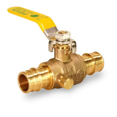 Everflow 405F034-NL 3/4" F1960 PEX Ball Balve With Drain Lead Free | Midwest Supply Us