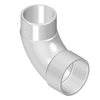 409-025S | 2-1/2 PVC SWEEP 90 ELBOW SOCXSPIGOT SCH40 | (PG:40) Spears
