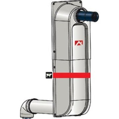 Rinnai 224047PP Termination Kit Condensing Raised Snorkel Horizontal Polypropylene 90 Degree Snorkel and Extension Vent | Midwest Supply Us