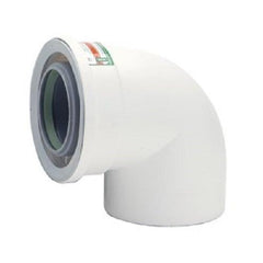 Rinnai 224078PP Elbow 90 Degree Condensing for Vent Pipe Plastic with Polypropylene Liner | Midwest Supply Us