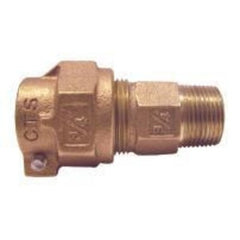 Legend Valves 313-206NL Adapter T-4300NL Lead Free Bronze 1-1/4 Inch Pack Joint CTS x Male 313-206NL AWWA C800 for Underground Water Service | Midwest Supply Us