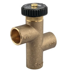 Watts LF70A3/4 Mixing Valve LF70A Hot Water Extender 3/4 Inch Lead Free Brass Socket LF70A3/4 | Midwest Supply Us