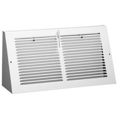 Hart & Cooley 655-12X6W Register 655 Baseboard with Positive Volume Control Damper White 12 x 6 Inch Steel | Midwest Supply Us