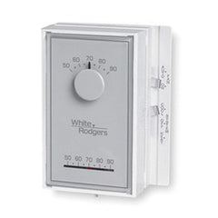 White Rodgers 1E56N-444 Thermostat Universal 20 to 30 Voltage Alternating Current 1 Heat/1 Cool Mechanical Non-Programmable for Single Stage Heating and Cooling System | Midwest Supply Us