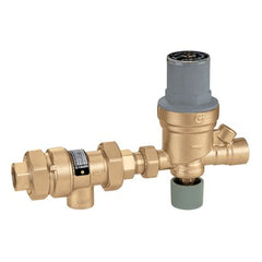 Hydronic Caleffi 573009A Fill Valve 573 Backflow Preventer and AutoFill Combination 1/2 Inch Brass Sweat x FNPT 175 Pounds per Square Inch | Midwest Supply Us