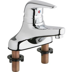 Chicago Faucet Co 420-ABCP Lavatory Faucet Single Handle 4CC Chrome Lead Free | Midwest Supply Us