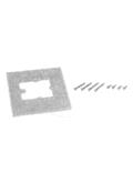 Siemens Building Technology ARG70 Wall Mounting Plate for QPA63 Series, QAA, RAA, RAB, RCC, RCU, RDF, RDX, RDU | Midwest Supply Us