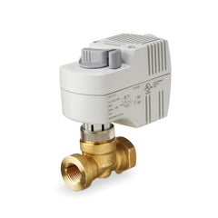 Siemens Building Technology 244-00214 Zone valve, 2-way, 1/2", 4.0 Cv, NPT w/ 24V floating NSR actuator | Midwest Supply Us