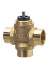 Siemens Building Technology 599-00531 599 Series Zone Valve, 1/2", 3W, 2.5Cv, linear, ANSI 125, 1/10" stroke, SWT | Midwest Supply Us